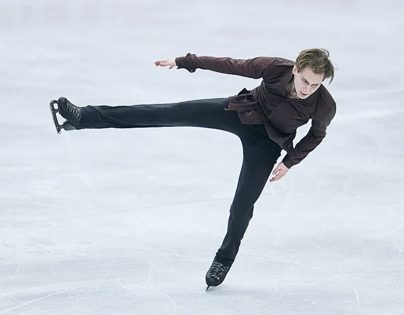 03 Nika Egadze skated last and came first with his Short Program to a waltz from his native Georgia. Credit to Sportaran via ISU