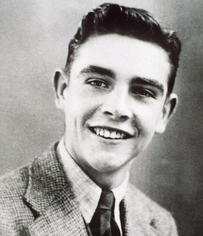 Sean Connery in his teens. Credit to Email Variety