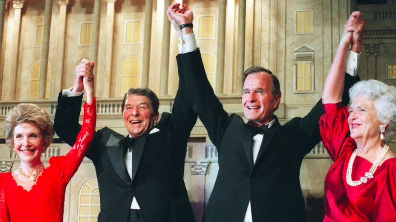 The Reagans and the Bushes