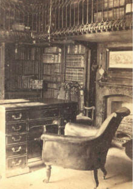 Sir Walter Scott’s study at Abbotsford Estate, Scotland. Credit to Historic UK