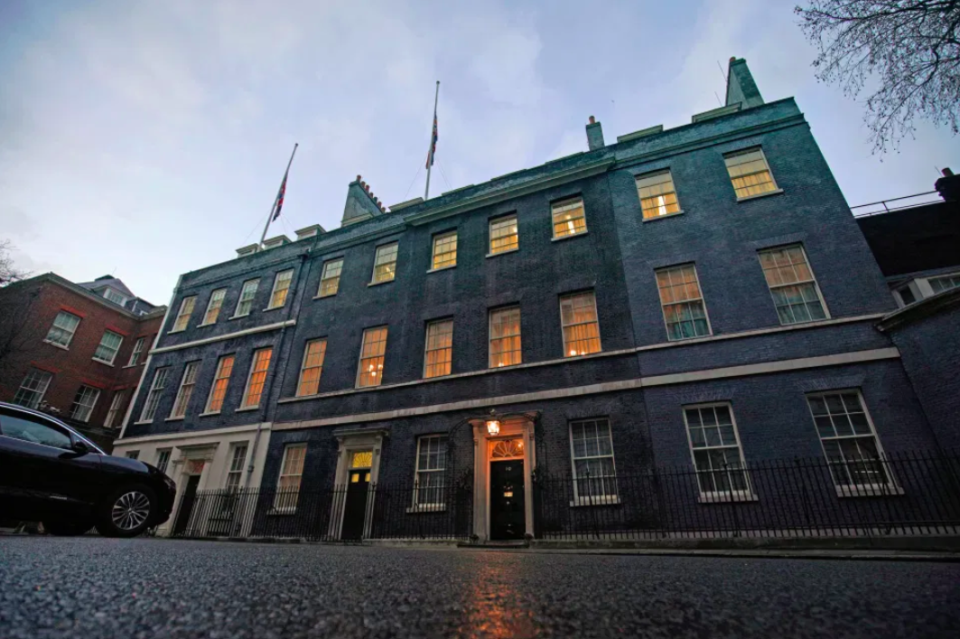 Tonight the Union Flag flies at half-mast in memory of the life of Captain Sir Tom Moore. Credit to PA