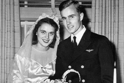 Mr and Mrs George HW Bush Sr