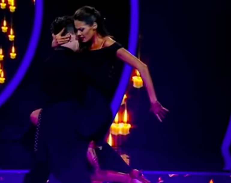 Irinka Kavsadze and Oto Poladashvili, Dance with the Stars 2018 (Georgia). Credit: TV Imedi