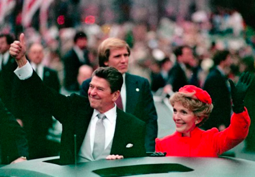 President Reagan and his First Lady in 1981. Credit to AP