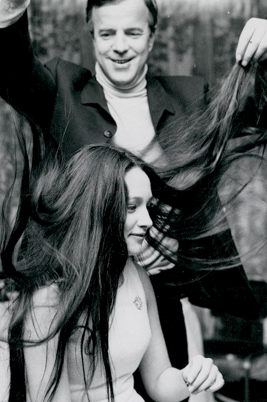 Olivia Hussey and Franco Zeffirelli. Credit: Pinterest